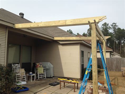 how to attach a metal patio cover to house|attaching porch roof to existing.